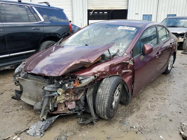 HONDA CIVIC LX 2012 with VIN 2HGFB2F54CH586755 - Photo from auction