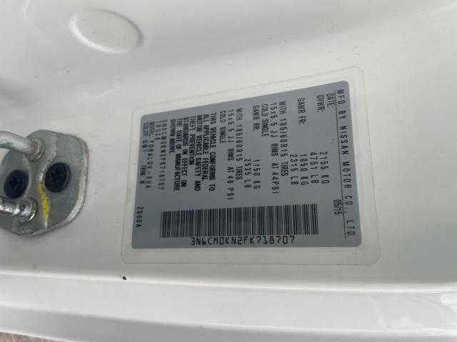 Photo 10 from auction – 2015 NISSAN NV200 2.5S with VIN 3N6CM0KN2FK718707