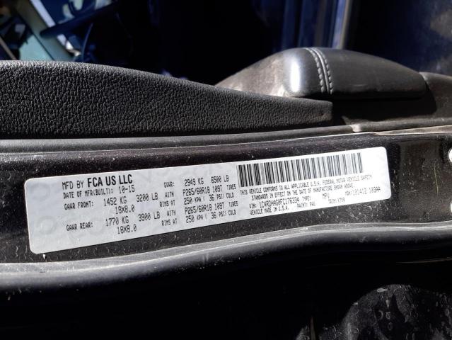 Photo 14 from auction – 2015 DODGE DURANGO SX with VIN 1C4RDHAG0FC176334