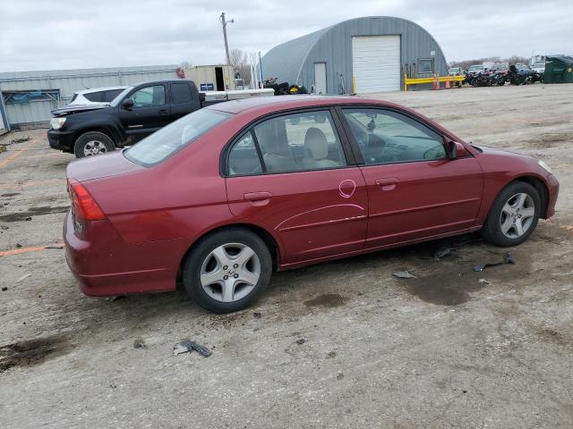 Photo 3 from auction – 2005 HONDA CIVIC EX with VIN 2HGES26775H597619