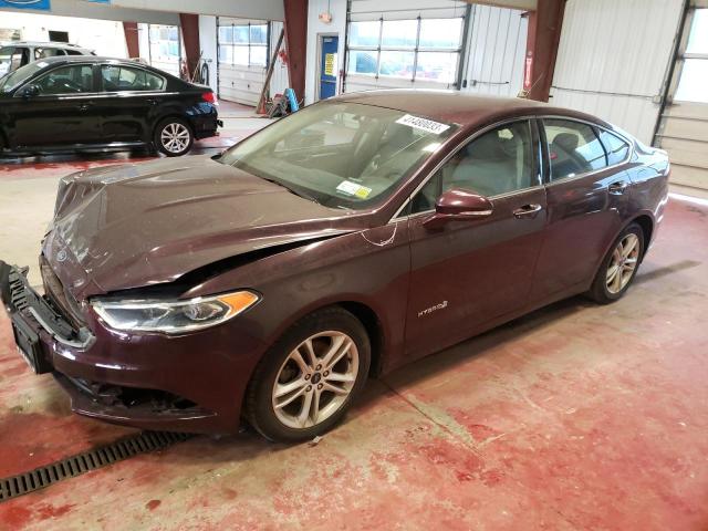 FORD FUSION SE 2018 with VIN 3FA6P0LU4JR237246 - Photo from auction