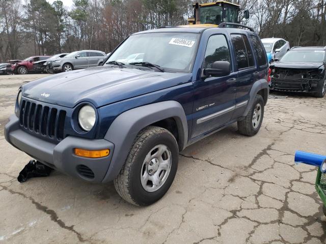 JEEP LIBERTY SP 2002 with VIN 1J4GL48K42W349997 - Photo from auction