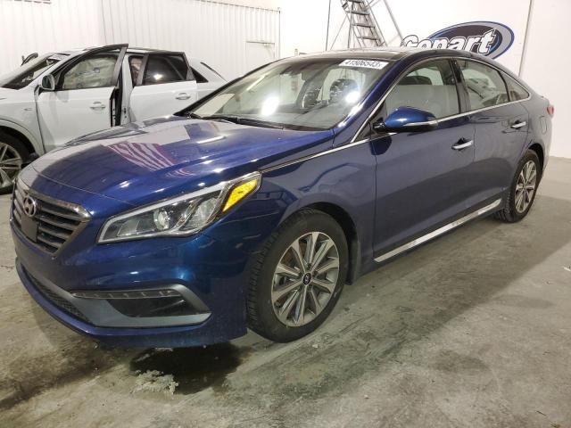 HYUNDAI SONATA SPO 2016 with VIN 5NPE34AF8GH287222 - Photo from auction