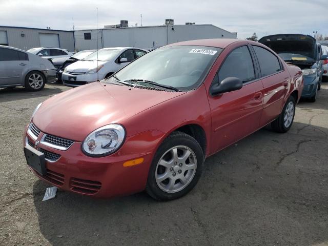 DODGE NEON SXT 2005 with VIN 1B3ES56C75D154561 - Photo from auction