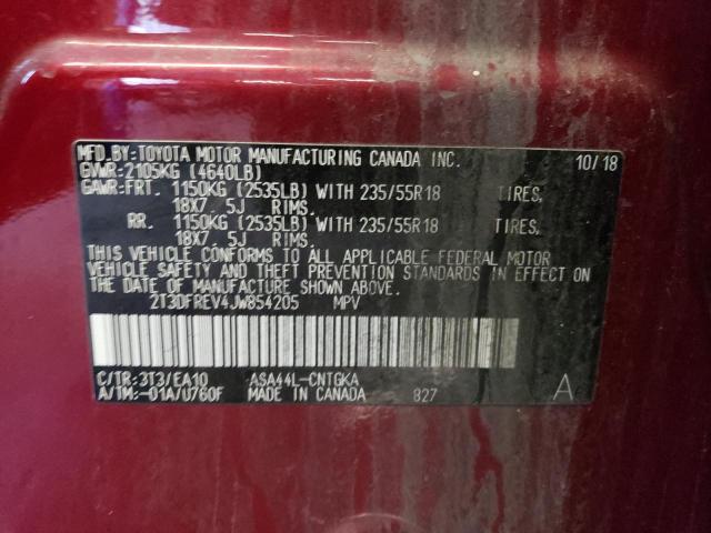 Photo 14 from auction – 2018 TOYOTA RAV4 LIMIT with VIN 2T3DFREV4JW854205
