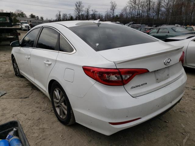 Photo 2 from auction – 2017 HYUNDAI SONATA SE with VIN 5NPE24AF0HH493705