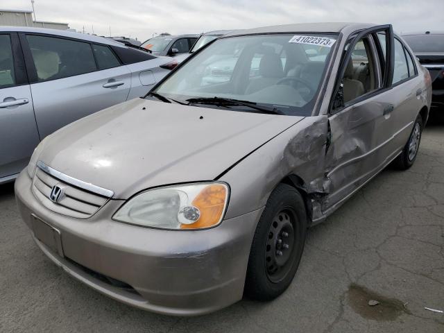 HONDA CIVIC LX 2001 with VIN 2HGES16581H585207 - Photo from auction