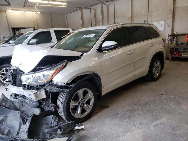 TOYOTA HIGHLANDER 2015 with VIN 5TDDKRFH9FS167329 - Photo from auction