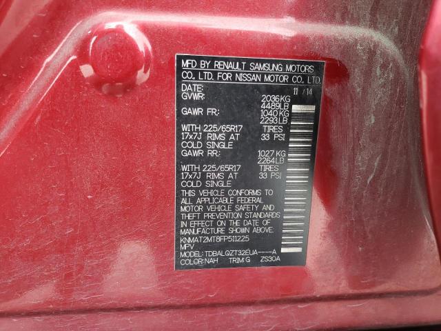 Photo 14 from auction – 2015 NISSAN ROGUE S with VIN KNMAT2MT8FP511225