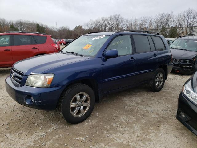 TOYOTA HIGHLANDER 2005 with VIN JTEEP21A050070735 - Photo from auction