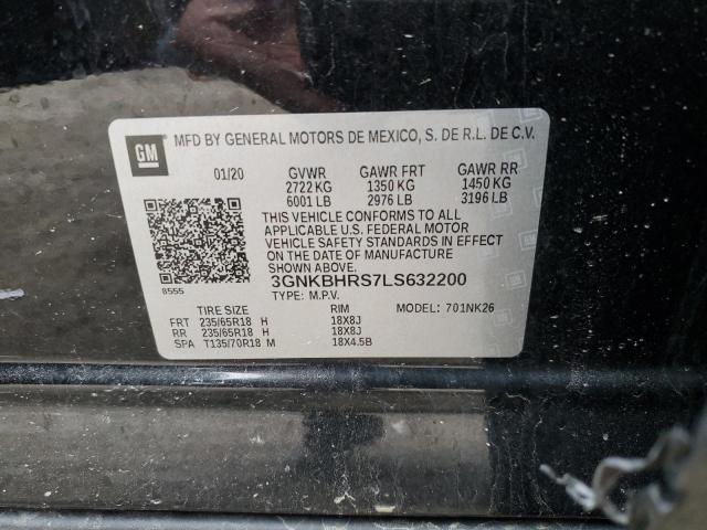 Photo 14 from auction – 2020 CHEVROLET BLAZER 2LT with VIN 3GNKBHRS7LS632200
