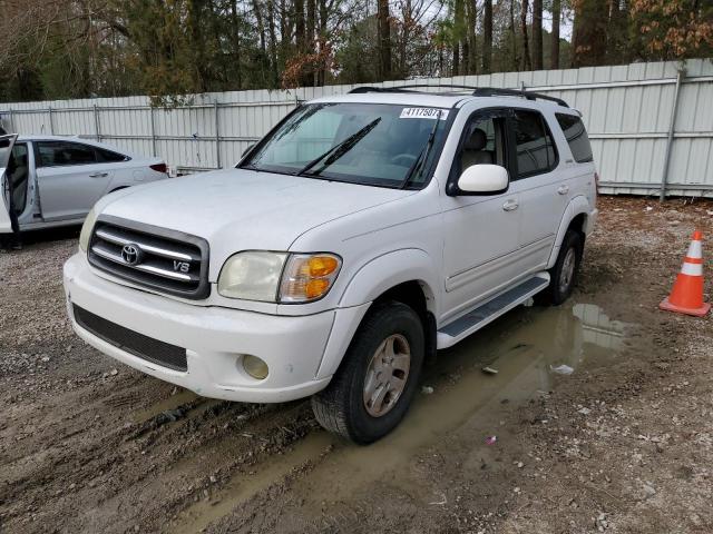 TOYOTA SEQUOIA LI 2002 with VIN 5TDZT38AX2S072384 - Photo from auction