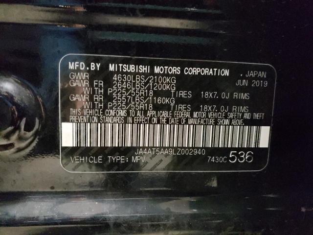 Photo 14 from auction – 2020 MITSUBISHI ECLIPSE CR with VIN JA4AT5AA9LZ002940