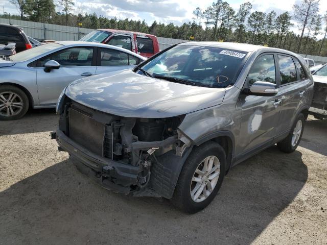 KIA SORENTO LX 2014 with VIN 5XYKT3A64EG487788 - Photo from auction