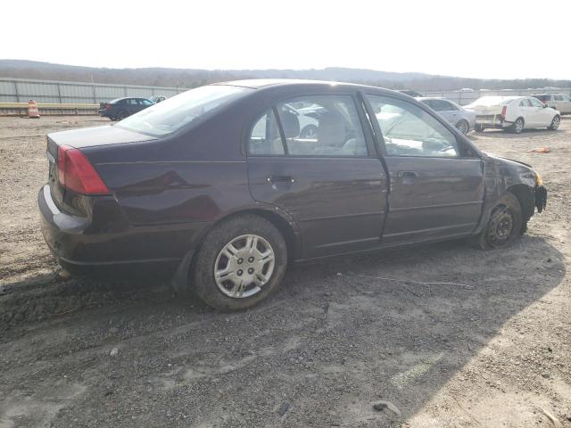 Photo 3 from auction – 2001 HONDA CIVIC LX with VIN 2HGES16591H575771