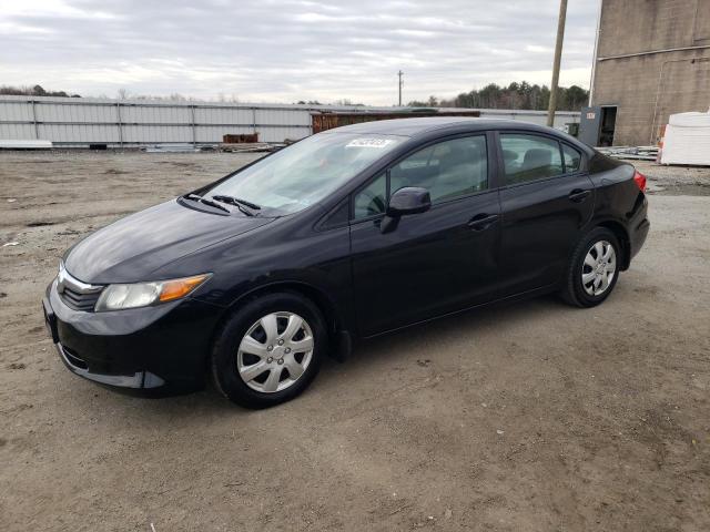 HONDA CIVIC LX 2012 with VIN 19XFB2F59CE101679 - Photo from auction