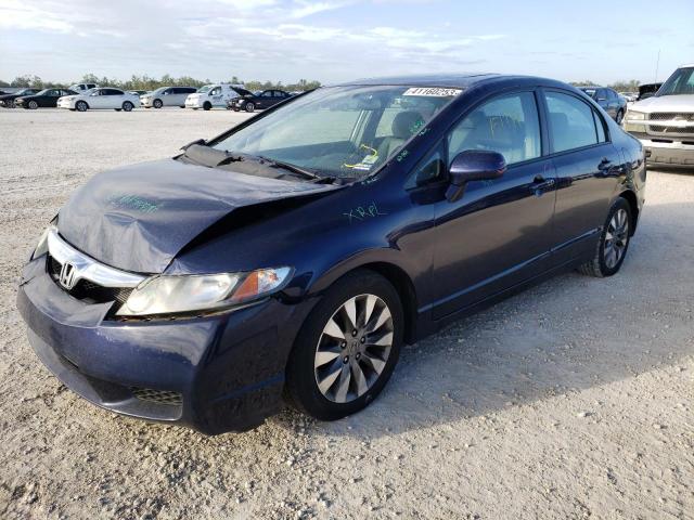 HONDA CIVIC EXL 2010 with VIN 19XFA1F96AE055516 - Photo from auction