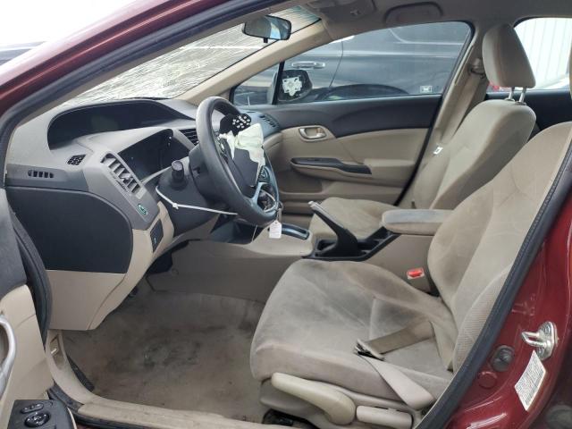 Photo 7 from auction – 2012 HONDA CIVIC LX with VIN 2HGFB2F54CH586755