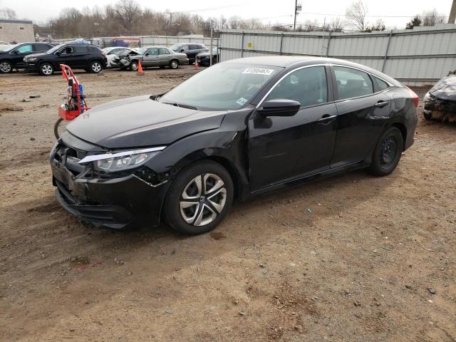 HONDA CIVIC LX 2018 with VIN 2HGFC2F55JH575564 - Photo from auction