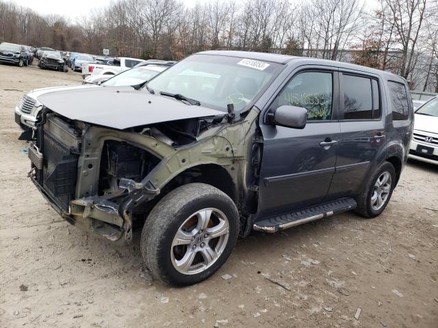 HONDA PILOT EXL 2012 with VIN 5FNYF4H51CB081024 - Photo from auction