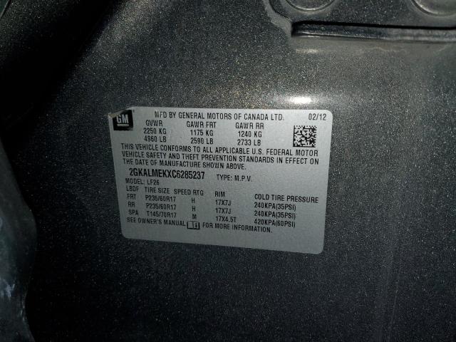 Photo 14 from auction – 2012 GMC TERRAIN SL with VIN 2GKALMEKXC6285237