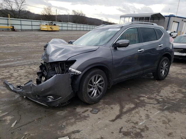 NISSAN ROGUE S 2015 with VIN 5N1AT2MT2FC857676 - Photo from auction
