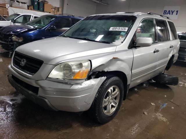 HONDA PILOT EXL 2005 with VIN 5FNYF18595B020750 - Photo from auction