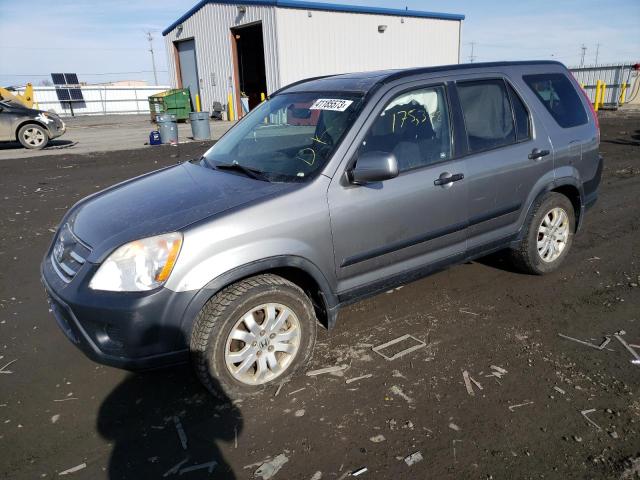 HONDA CR-V EX 2005 with VIN JHLRD78845C029704 - Photo from auction