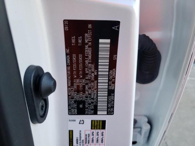 Photo 14 from auction – 2021 LEXUS RX 350 with VIN 2T2HZMAAXMC184846