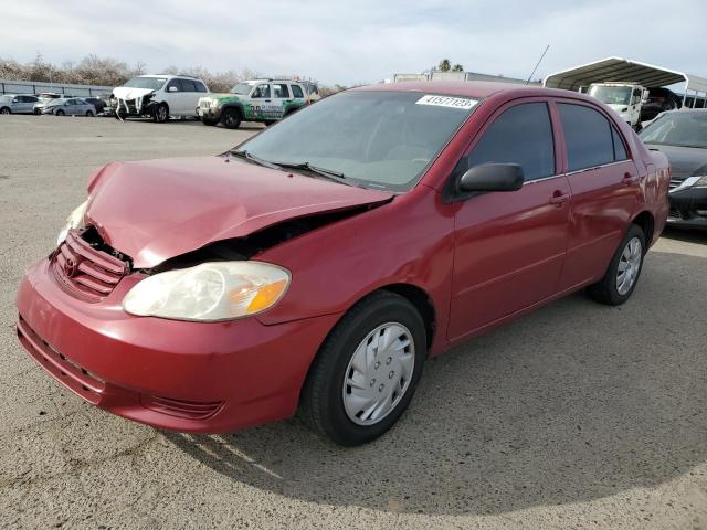 TOYOTA COROLLA CE 2003 with VIN 1NXBR32E43Z024013 - Photo from auction
