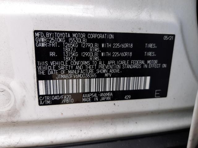 Photo 14 from auction – 2021 TOYOTA RAV4 PRIME with VIN JTMAB3FV6MD038365