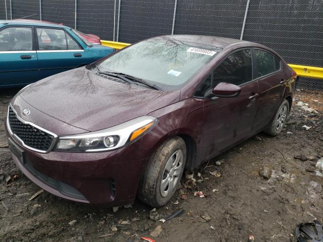KIA FORTE LX 2017 with VIN 3KPFK4A71HE100666 - Photo from auction