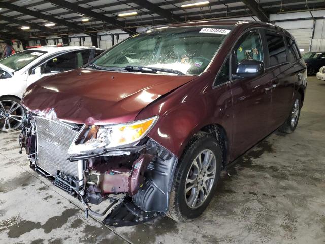 HONDA ODYSSEY EX 2011 with VIN 5FNRL5H4XBB031215 - Photo from auction