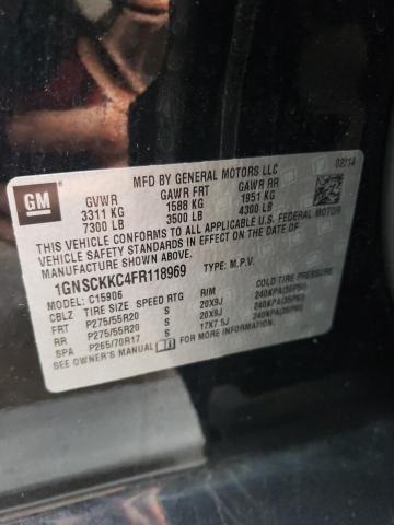 Photo 14 from auction – 2015 CHEVROLET SUBURBAN C with VIN 1GNSCKKC4FR118969