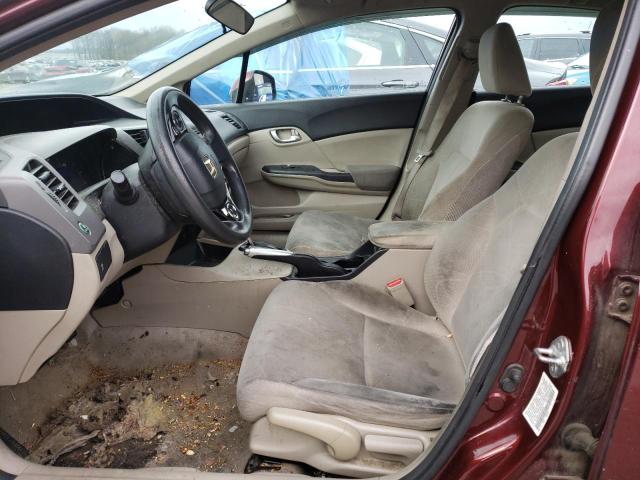 Photo 7 from auction – 2012 HONDA CIVIC EX with VIN 19XFB2F89CE036763