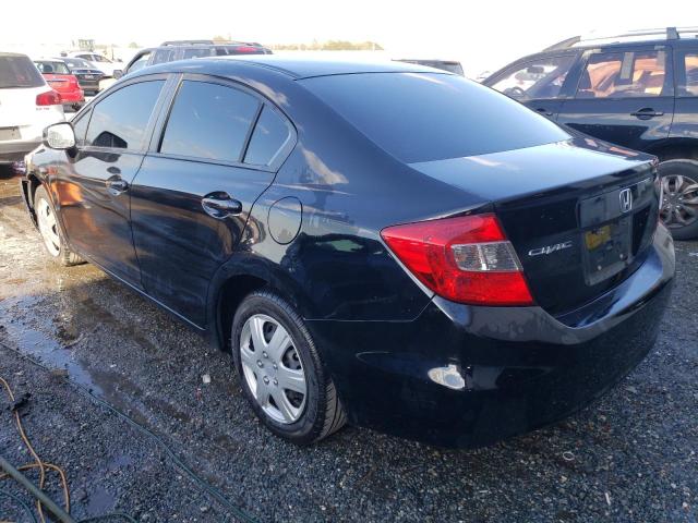 Photo 2 from auction – 2012 HONDA CIVIC LX with VIN 19XFB2F5XCE318612