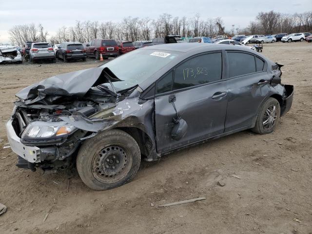 Photo 1 from auction – 2013 HONDA CIVIC LX with VIN 2HGFB2F59DH581441