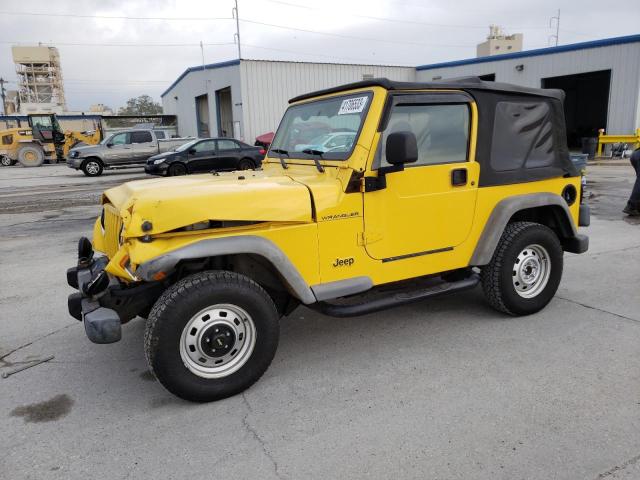 JEEP WRANGLER / 2002 with VIN 1J4FA29P32P705107 - Photo from auction