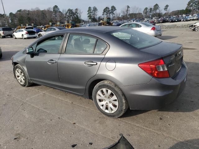 Photo 2 from auction – 2012 HONDA CIVIC LX with VIN 19XFB2E55CE044835