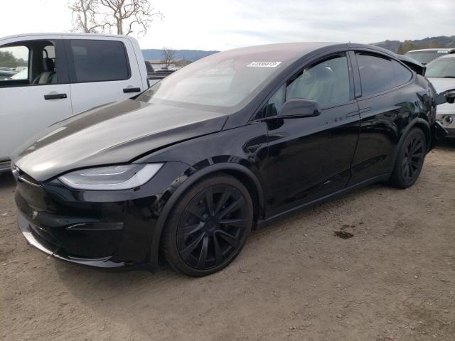 TESLA MODEL X 2022 with VIN 7SAXCBE58NF361736 - Photo from auction