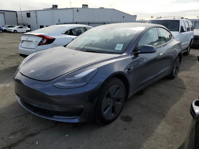TESLA MODEL 3 2022 with VIN 5YJ3E1EB1NF345027 - Photo from auction
