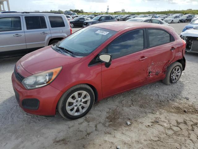 KIA RIO LX 2014 with VIN KNADM5A30E6359796 - Photo from auction