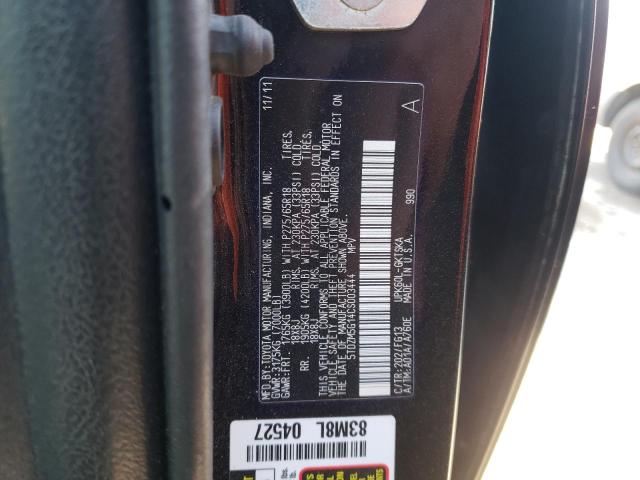 Photo 14 from auction – 2012 TOYOTA SEQUOIA SR with VIN 5TDZM5G14CS003444