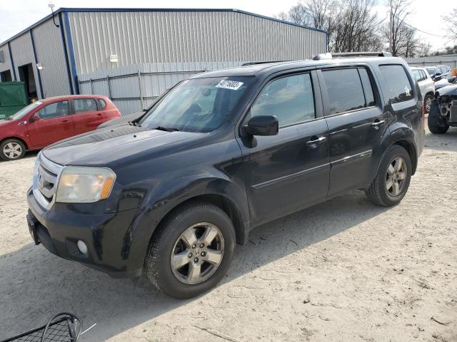 HONDA PILOT EXLN 2011 with VIN 5FNYF4H79BB007527 - Photo from auction