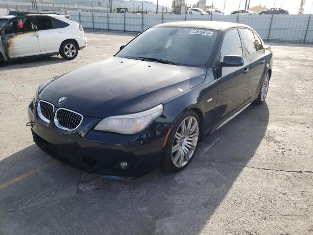 BMW 550 I 2010 with VIN WBANW5C57ACT56435 - Photo from auction