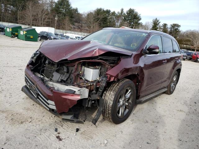TOYOTA HIGHLANDER 2017 with VIN 5TDDZRFH4HS398007 - Photo from auction