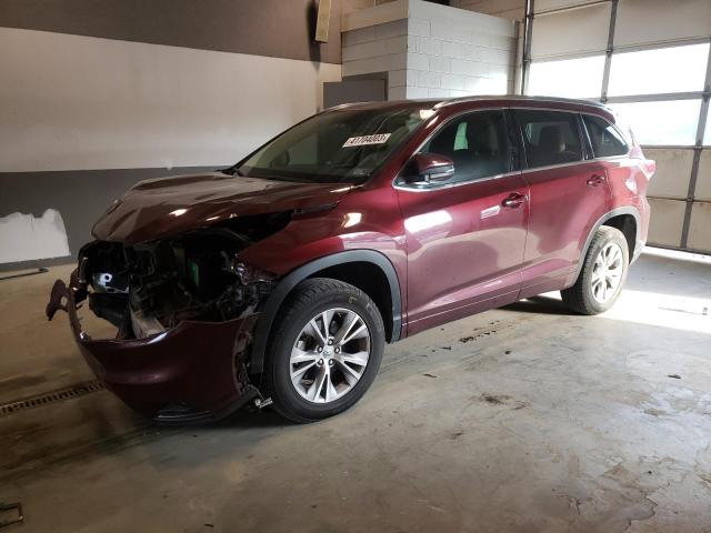 TOYOTA HIGHLANDER 2015 with VIN 5TDKKRFH6FS115955 - Photo from auction