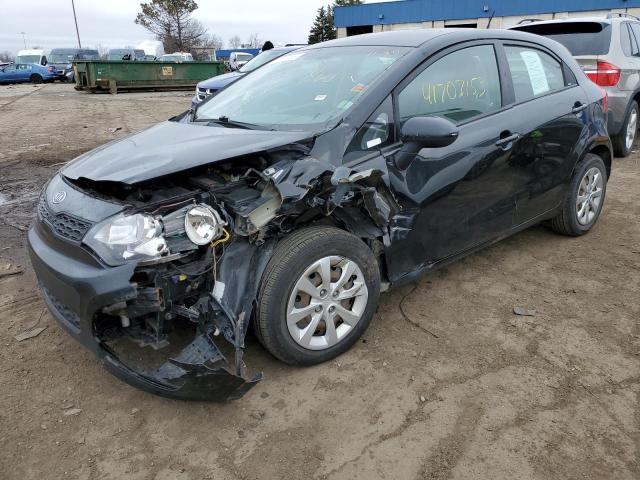 KIA RIO LX 2015 with VIN KNADM5A33F6448036 - Photo from auction