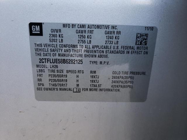 Photo 14 from auction – 2011 GMC TERRAIN SL with VIN 2CTFLUE58B6282125