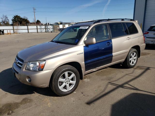 TOYOTA HIGHLANDER 2007 with VIN JTEEW21A370041512 - Photo from auction